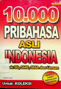 Image of 10.000 Pribahasa Asli Indonesia